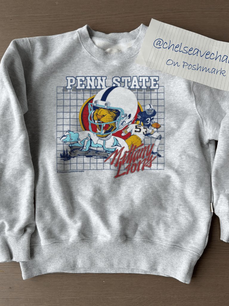 Vintage Penn State Nittany Lions Football Sweatshirt, Retro Penn State Shirt Tee